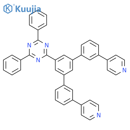 1,3,5-Triazine, 2-(3,3''-di-4-pyridinyl[1,1':3',1''-terphenyl]-5'-yl)-4,6-diphenyl- structure