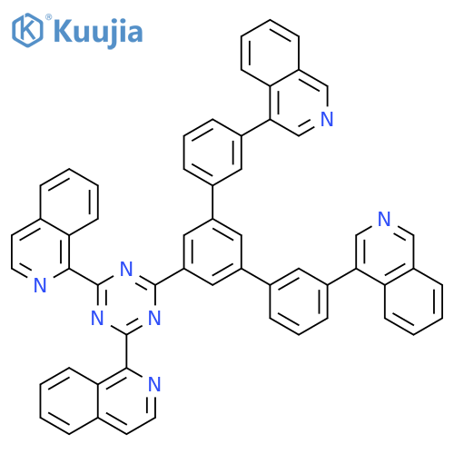 Isoquinoline, 1,1'-[6-(3,3''-di-4-isoquinolinyl[1,1':3',1''-terphenyl]-5'-yl)-1,3,5-triazine-2,4-diyl]bis- structure