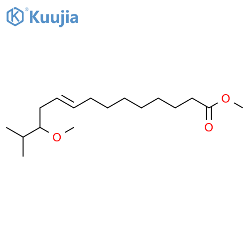 9-Tetradecenoic acid, 12-methoxy-13-methyl-, methyl ester, (E)- structure