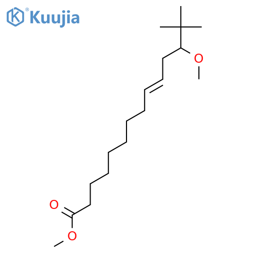 9-Tetradecenoic acid, 12-methoxy-13,13-dimethyl-, methyl ester, (E)- structure