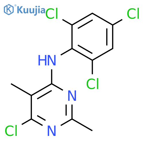 4-Pyrimidinamine, 6-chloro-2,5-dimethyl-N-(2,4,6-trichlorophenyl)- structure