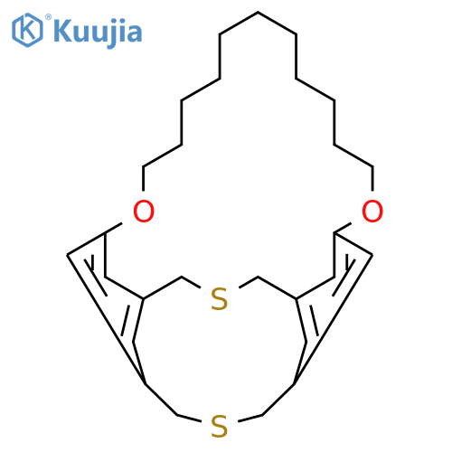 4,16-Dioxa-23,28-dithiatetracyclo[17.7.3.13,25.117,21]hentriaconta-1,3(30),17,19,21(31),25-hexaene structure
