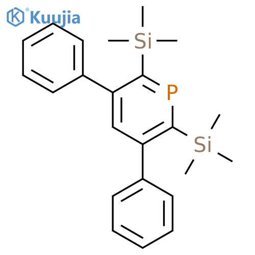 PHOSPHORIN, 3,5-DIPHENYL-2,6-BIS(TRIMETHYLSILYL)- structure