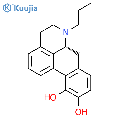 4H-Dibenzo[de,g]quinoline-10,11-diol,5,6,6a,7-tetrahydro-6-propyl-, (6aR)- structure