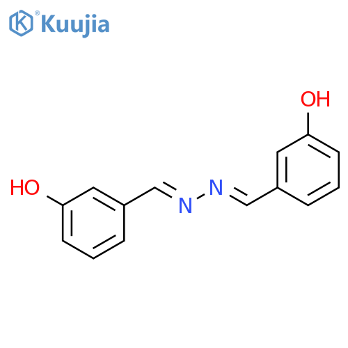 Benzaldehyde,3-hydroxy-, 2-[(3-hydroxyphenyl)methylene]hydrazone structure