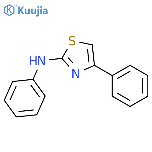 2-Thiazolamine,N,4-diphenyl- structure