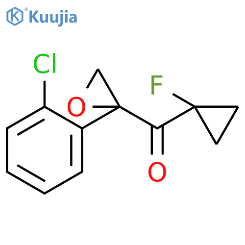 Methanone, [2-(2-chlorophenyl)oxiranyl](1-fluorocyclopropyl)- structure