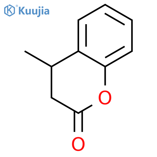 4-methyl-3,4-dihydrochromen-2-one structure