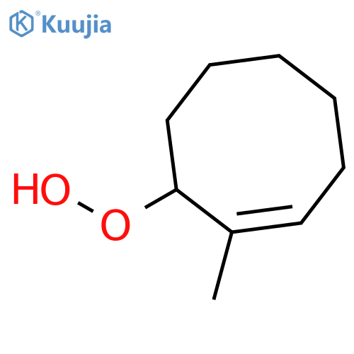 Hydroperoxide, 2-methyl-2-cycloocten-1-yl structure