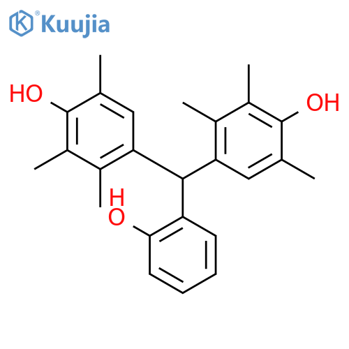 4,4'-(2-Hydroxybenzylidene)bis(2,3,6-trimethylphenol) structure