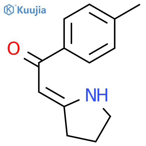 Ethanone, 1-(4-methylphenyl)-2-(2-pyrrolidinylidene)-, (Z)- structure