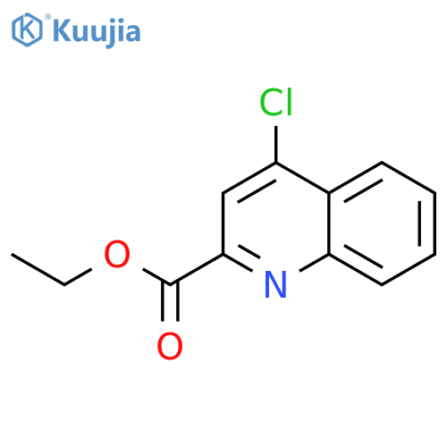 Ethyl4-chloroquinoline-2-carboxylate structure