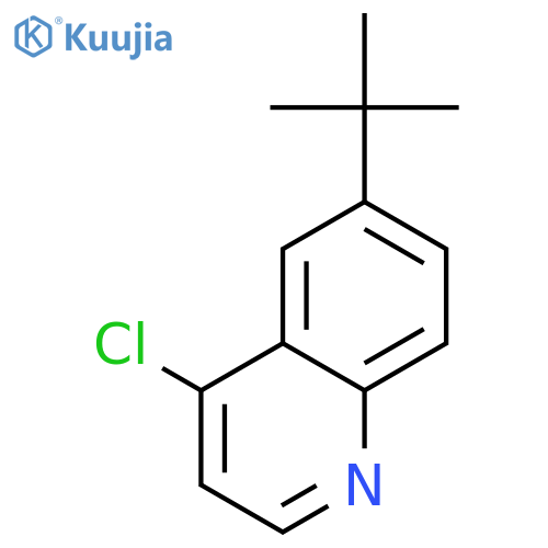 6-tert-butyl-4-chloro-quinoline structure