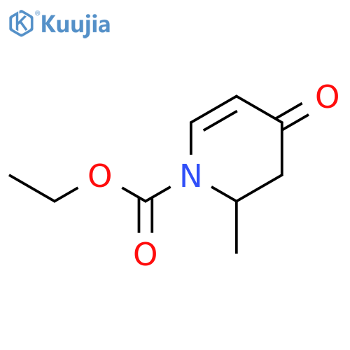1(2H)-Pyridinecarboxylic acid, 3,4-dihydro-2-methyl-4-oxo-, ethyl ester structure