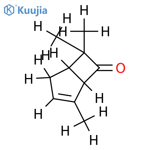 (-)-(1S,5S)-4,7,7-trimethylbicyclohept-3-en-6-one structure