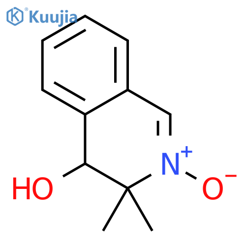 4-Isoquinolinol,3,4-dihydro-3,3-dimethyl-, 2-oxide structure