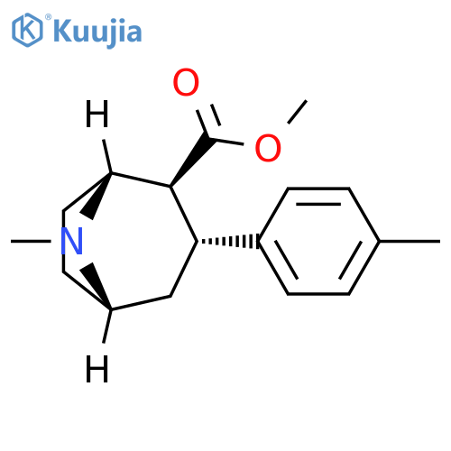 (1R,2S,3R,5S)-Methyl 8-methyl-3-(p-tolyl)-8-azabicyclo[3.2.1]octane-2-carboxylate structure