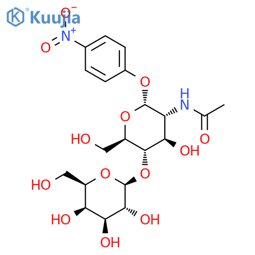 p-Nitrophenyl 2-Acetamido-2-deoxy-4-O-(β-D-galactopyranosyl)-α-D-glucopyranoside structure