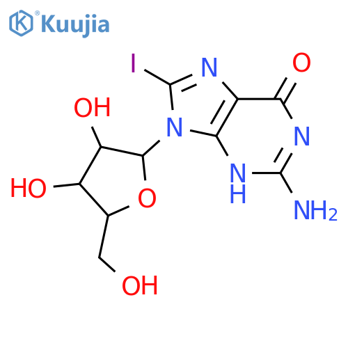 2-Amino-8-iodo-9-pentofuranosyl-1,9-dihydro-6h-purin-6-one structure