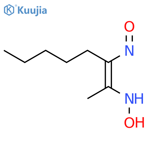 N-(3-nitrosooct-2-en-2-yl)hydroxylamine structure