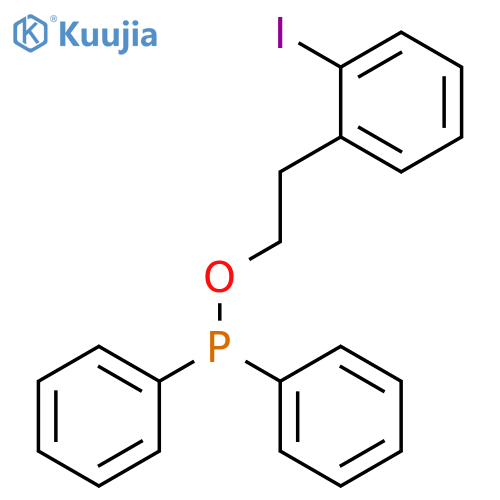 Phosphinous acid, diphenyl-, 2-(2-iodophenyl)ethyl ester structure