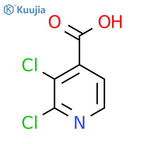 2,3-dichloropyridine-4-carboxylic acid structure