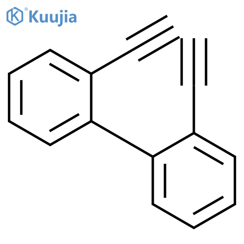 1,1-Biphenyl, 2,2-diethynyl- structure