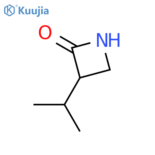 2-Azetidinone, 3-(1-methylethyl)- structure