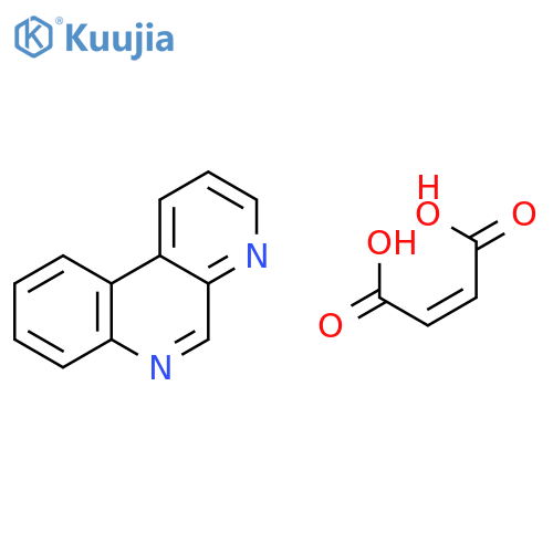 But-2-enedioic acid--benzo[f][1,7]naphthyridine (1/1) structure
