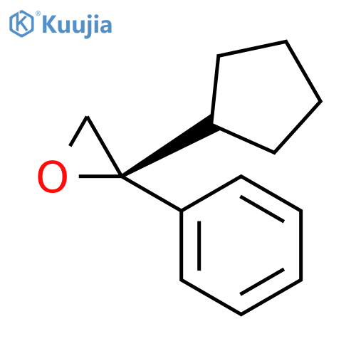 Oxirane, 2-cyclopentyl-2-phenyl-, (2S)- structure