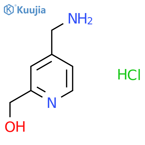 (4-(Aminomethyl)pyridin-2-yl)methanol hydrochloride structure