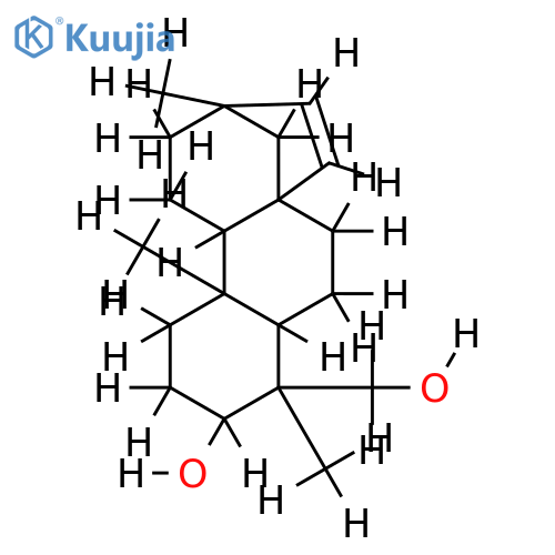 (+)-stach-15-en-3alpha-19-diol structure