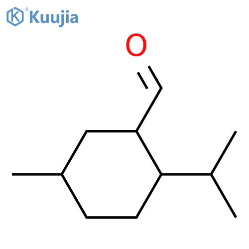 Cyclohexanecarboxaldehyde,5-methyl-2-(1-methylethyl)- structure