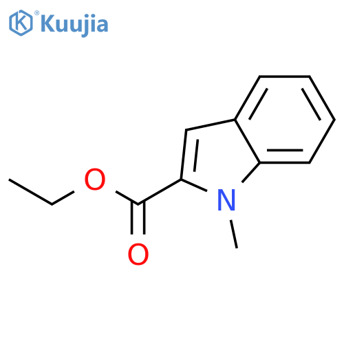 Ethyl 1-methyl-1H-indole-2-carboxylate structure