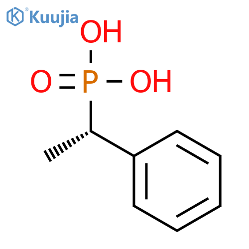 Phosphonic acid, [(1S)-1-phenylethyl]- structure