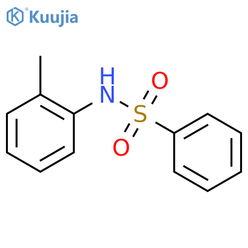 N-(2-methylphenyl)benzenesulfonamide structure