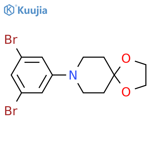 8-(3,5-Dibromophenyl)-1,4-dioxa-8-azaspiro[4.5]decane structure
