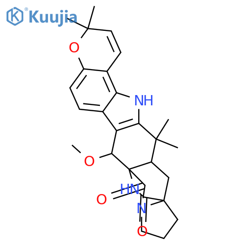 Stephacidin A; (+)-form, 6-Epimer, 21R-methoxy structure