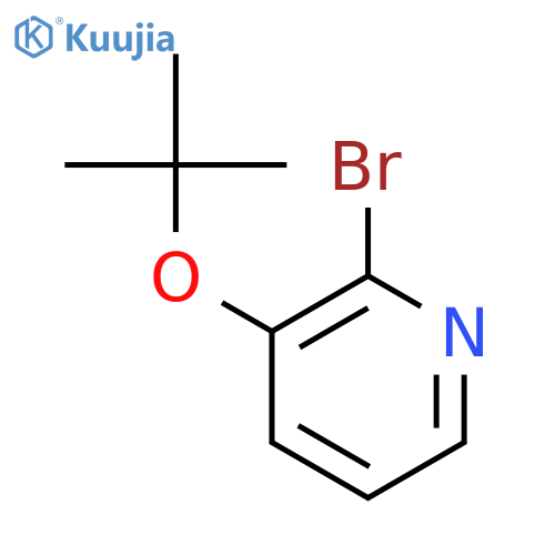 Pyridine, 2-bromo-3-(1,1-dimethylethoxy)- structure
