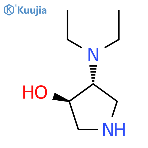 (3R,4R)-4-(Diethylamino)pyrrolidin-3-ol structure