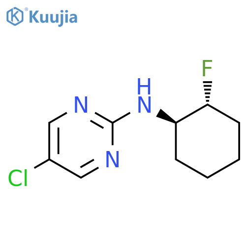 5-Chloro-N-(1R,2R)-2-fluorocyclohexylpyrimidin-2-amine structure