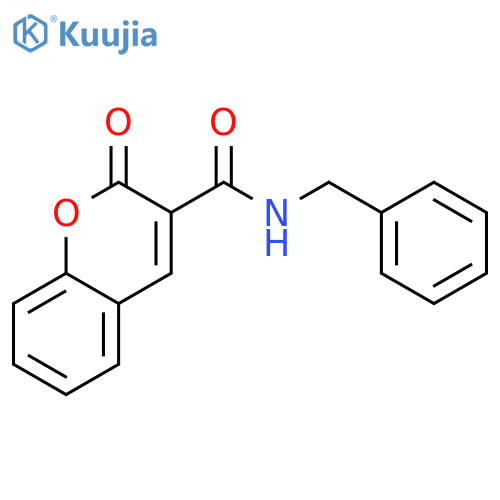 N-benzyl-2-oxo-2H-chromene-3-carboxamide structure