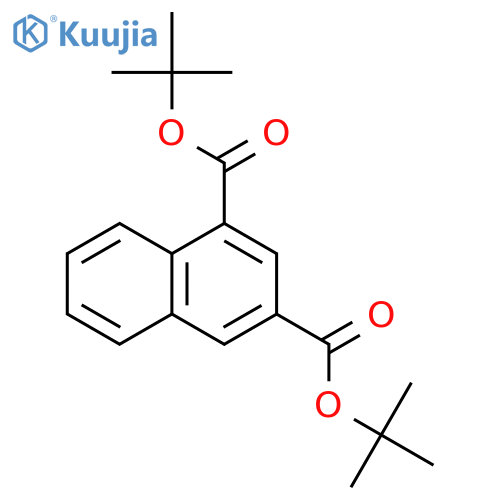 1,3-Naphthalenedicarboxylic acid, bis(1,1-dimethylethyl) ester structure