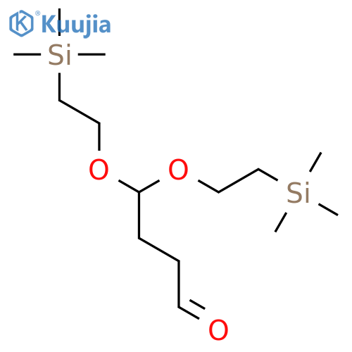 Butanal, 4,4-bis[2-(trimethylsilyl)ethoxy]- structure
