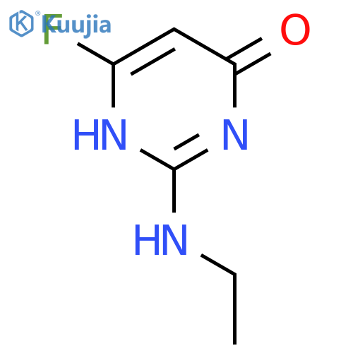 4(1H)-Pyrimidinone,2-(ethylamino)-6-fluoro- structure