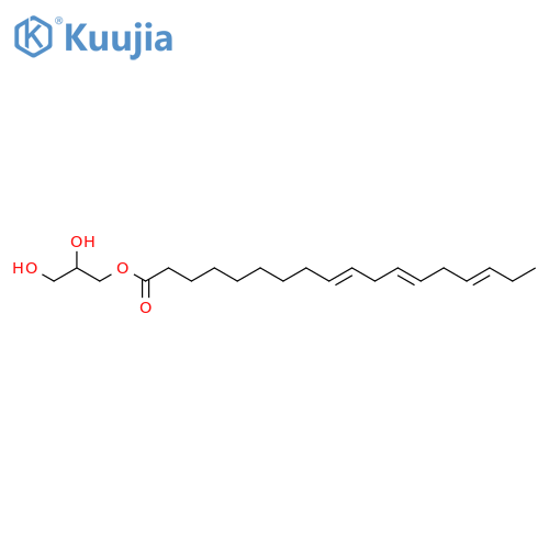 9,12,15-Octadecatrienoicacid, 2,3-dihydroxypropyl ester, (9Z,12Z,15Z)- structure
