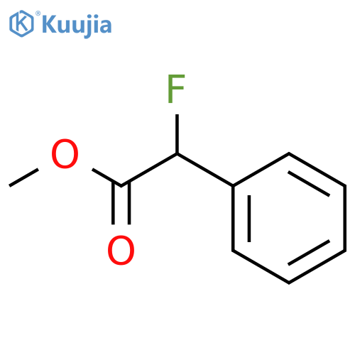 Benzeneacetic acid, α-fluoro-, methyl ester, (S)- (9CI) structure