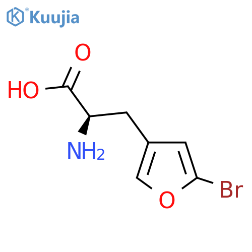 (2R)-2-Amino-3-(5-bromofuran-3-yl)propanoic acid structure
