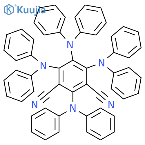 2,4,5,6-Tetrakis(diphenylamino)isophthalonitrile structure
