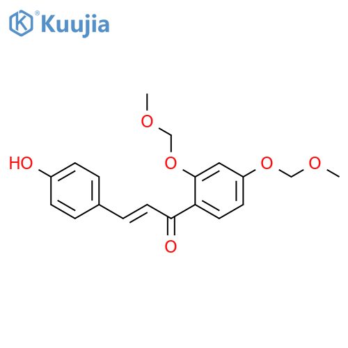2-Propen-1-one, 1-[2,4-bis(methoxymethoxy)phenyl]-3-(4-hydroxyphenyl)-, (E)- (9CI) structure